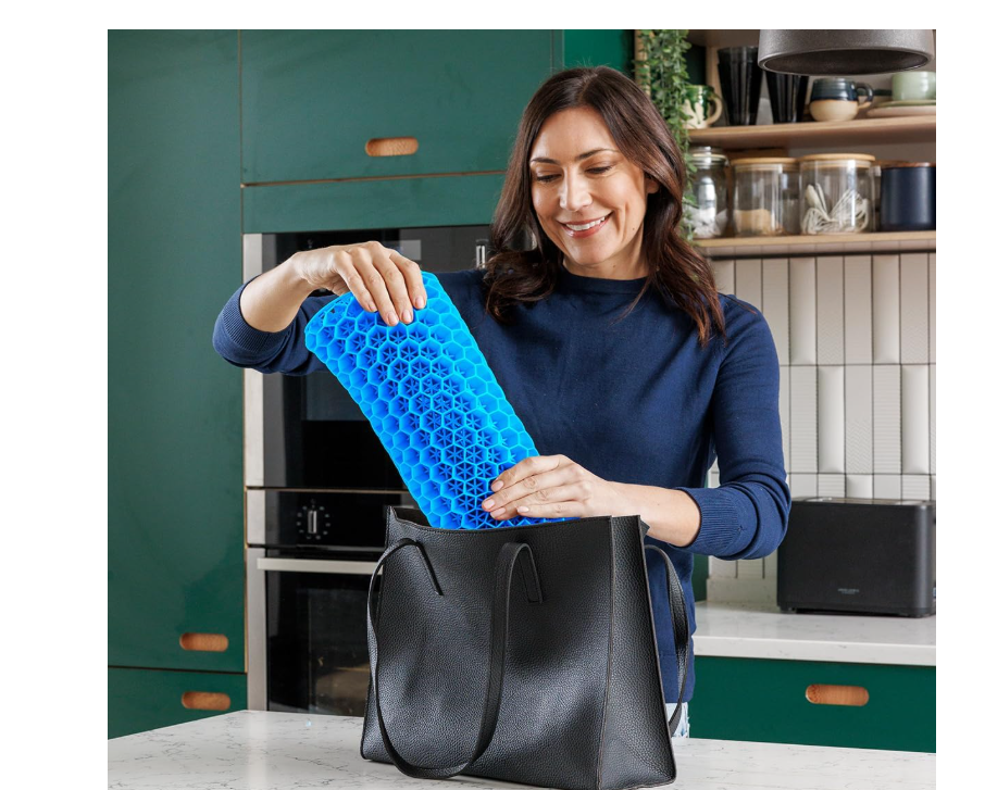 Egg sitter support cushion -Absorbs pressure points -Retains it's shape - strong and durable -Fits most chairs -Free washable cothe special elastic support pad supports your back and spine well .