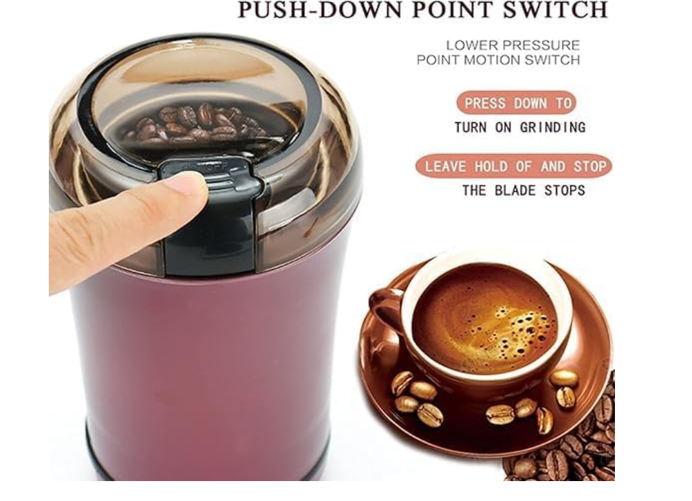 Coffee Grinder Multi-Functional Electric Stainless Steel Multifunction Household Electric Cereals Grain Portable Coffee Bean Seasonings Spices Mill Powder Grinder Machine for Kitchen .