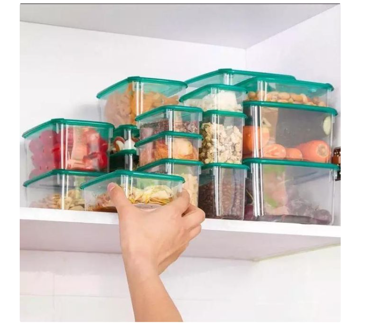 17-Piece Fresh Keeping Food Storage Box Set – Airtight, Leak-Proof Containers for Kitchen, Fridge, and Meal Prep these containers come in a variety of sizes to suit all your storage needs .
