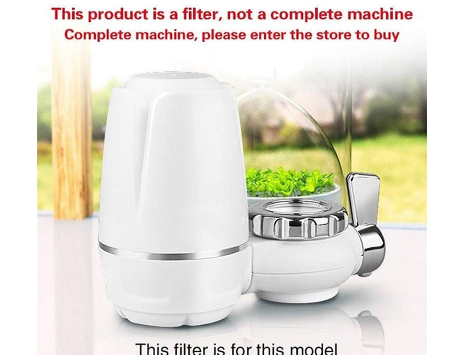 Ceramic water filter element designed for faucet-mounted water purifier to fit most standard water purifiers, this filter effectively removes sediment, rust, organic matter, and other impurities .