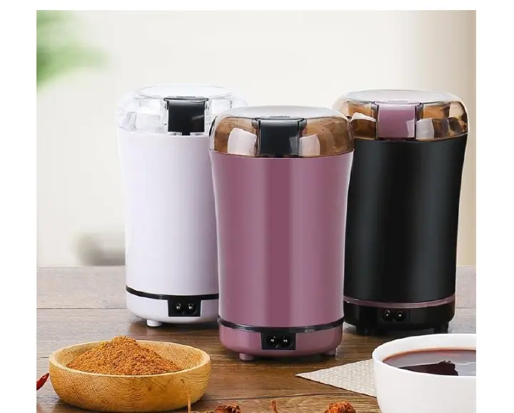Coffee Grinder Multi-Functional Electric Stainless Steel Multifunction Household Electric Cereals Grain Portable Coffee Bean Seasonings Spices Mill Powder Grinder Machine for Kitchen .