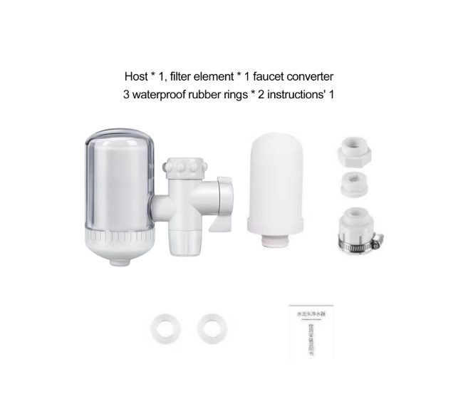 Ceramic water filter element designed for faucet-mounted water purifier to fit most standard water purifiers, this filter effectively removes sediment, rust, organic matter, and other impurities .