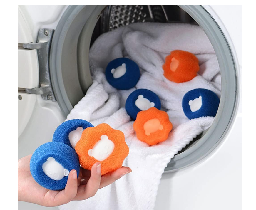 10-Piece Reusable Laundry Balls – Lint & Pet Hair Remover Washing Machine Cleaning Balls  a practical laundry solution designed to improve washing performance while protecting fabrics.