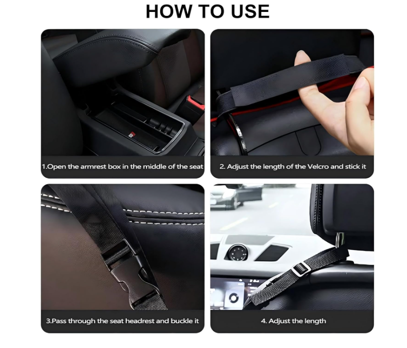 High quality PU leather car in between seat organizer  Operates as an open storage pocket/handbag holder and acts as a pet/kid barrier to prevent rear passengers from disturbing the driver.