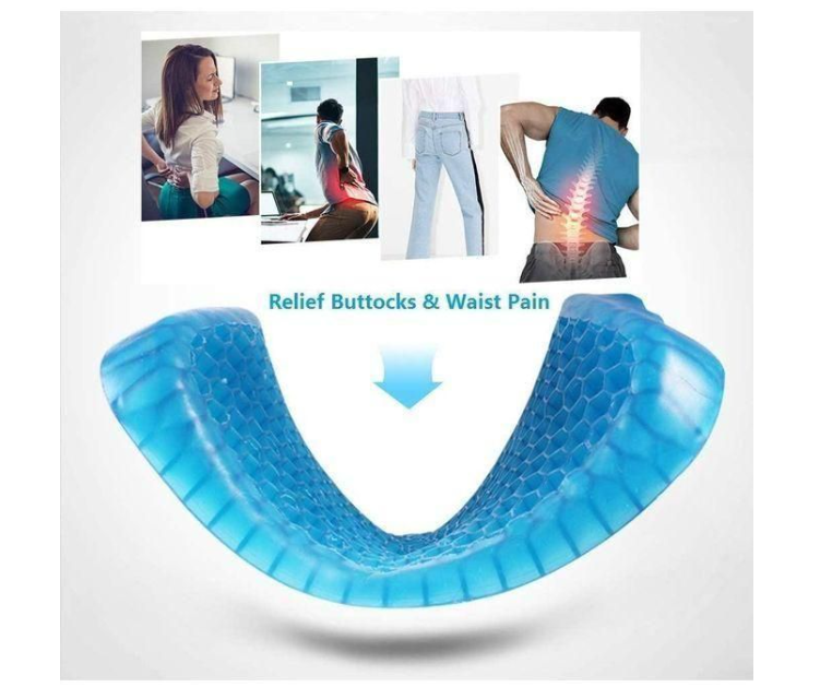 Egg sitter support cushion -Absorbs pressure points -Retains it's shape - strong and durable -Fits most chairs -Free washable cothe special elastic support pad supports your back and spine well .