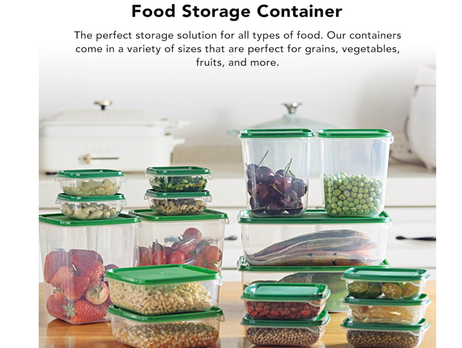 17-Piece Fresh Keeping Food Storage Box Set – Airtight, Leak-Proof Containers for Kitchen, Fridge, and Meal Prep these containers come in a variety of sizes to suit all your storage needs .