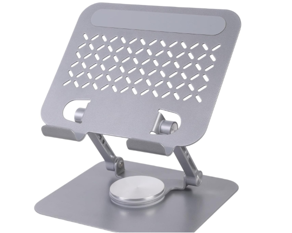 Tablet Stand adjustable with 360 Degree Rotatable Base Foldable tablet Holder for Desk Ergonomic Computer Notebook Ergonomic Adjustable Notebook Holder
