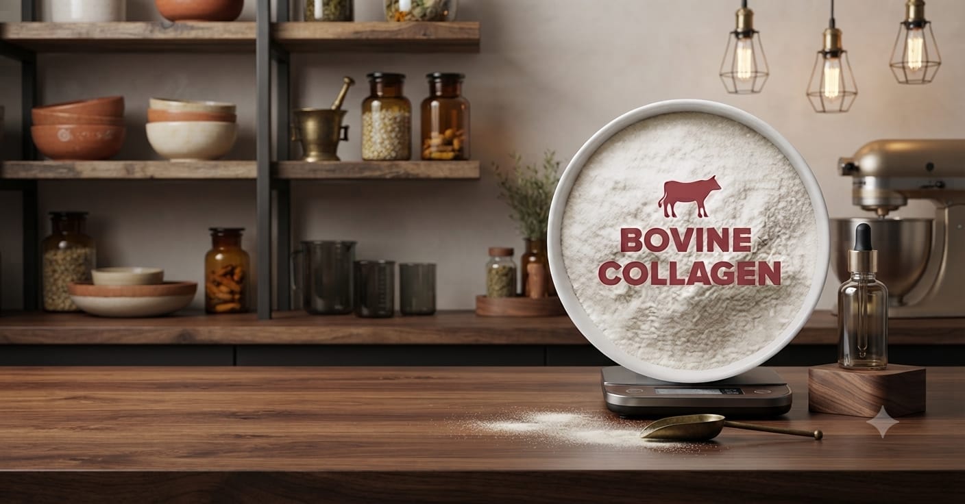 BOVINE COLLAGEN , Peptides for Radiant Skin, Focuses on anti-aging & Joint Health  It improves skin elasticity, reduces wrinkles, supports joint health, and strengthens bones, muscles, and tendons