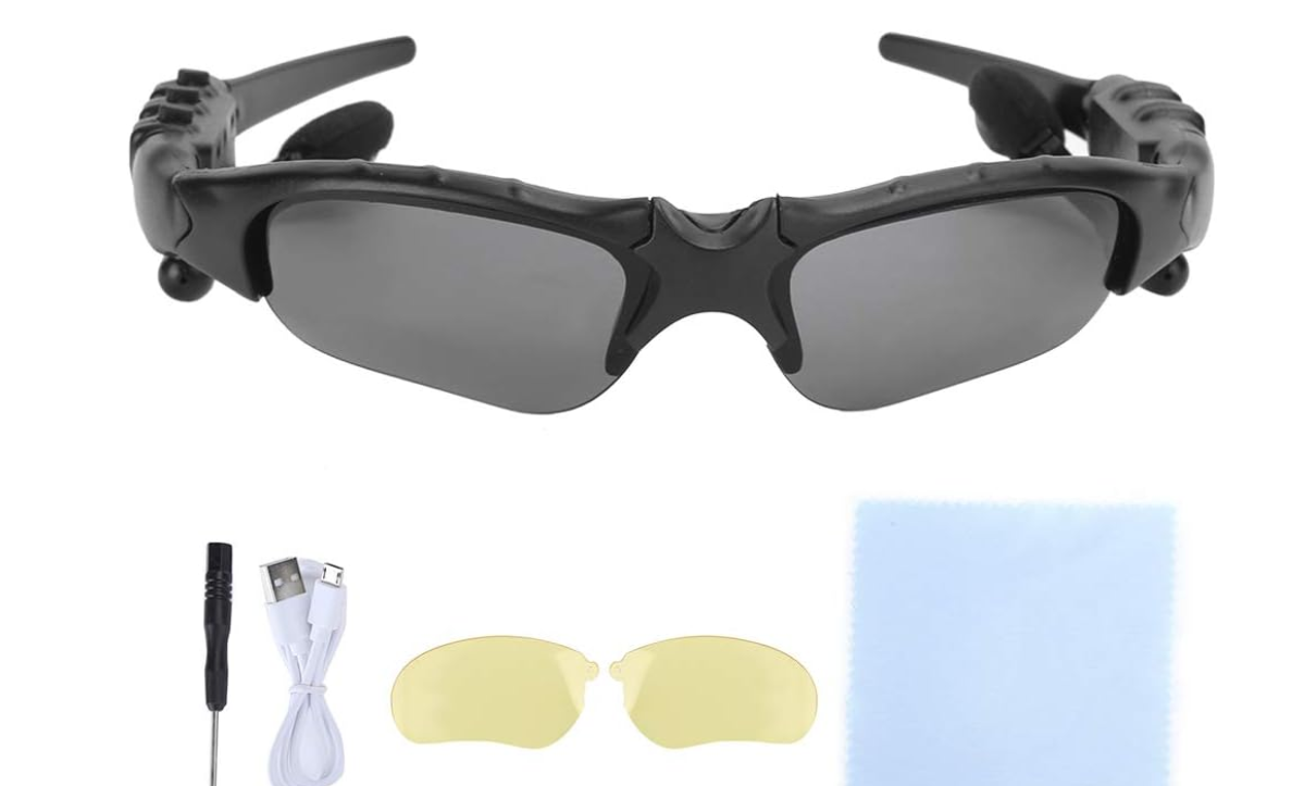 Wireless Bluetooth Sunglasses Anti-ray Stereo 4.1 Music Bluetooth Headphones for Men Support Both Headset and Hands-Free