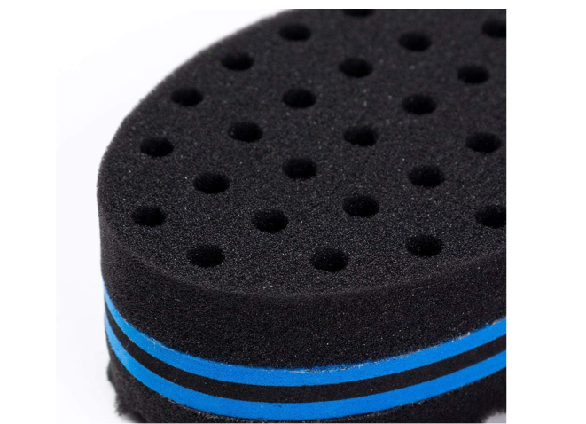 Magic Hair Twist Sponge Brush Premium Double-Sided Barber Curling Sponge Small Holes Hair Styling Care Tool for Afro Curling Coil Wave Hair Rasta Braid