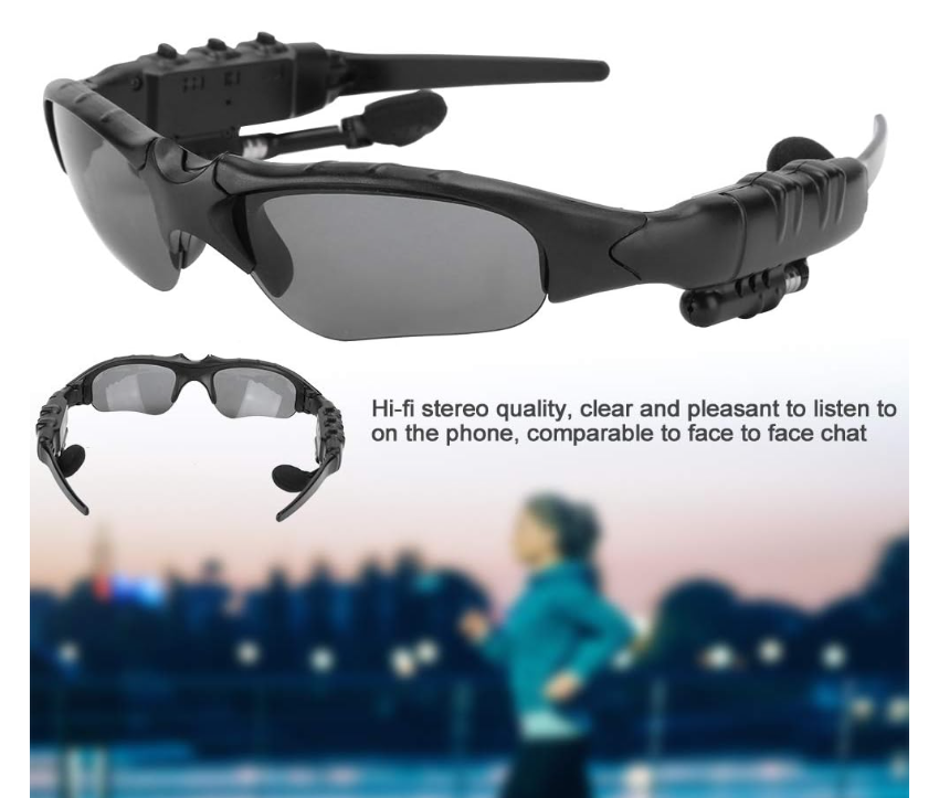 Wireless Bluetooth Sunglasses Anti-ray Stereo 4.1 Music Bluetooth Headphones for Men Support Both Headset and Hands-Free