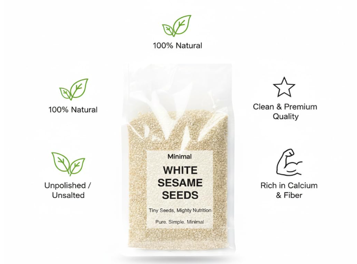 Black and White sesame seeds are nutrient-dense oilseeds derived from the Sesamum indicum plant.Both are excellent sources of healthy fats, fiber, and plant-based protein that support heart health etc