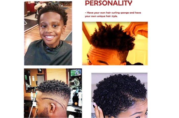 Magic Hair Twist Sponge Brush Premium Double-Sided Barber Curling Sponge Small Holes Hair Styling Care Tool for Afro Curling Coil Wave Hair Rasta Braid