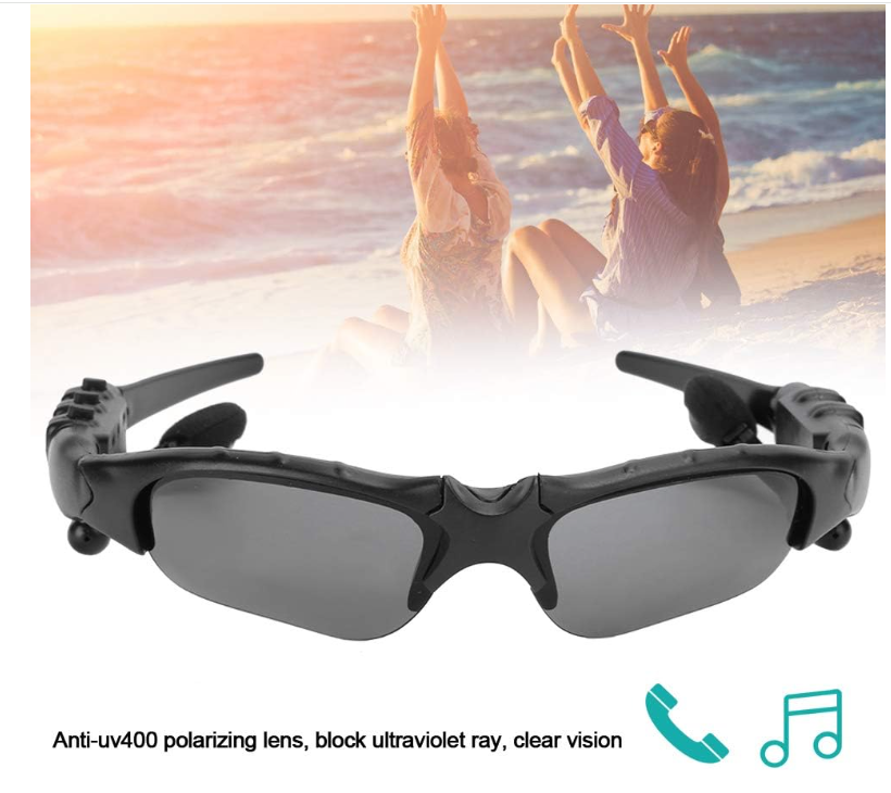 Wireless Bluetooth Sunglasses Anti-ray Stereo 4.1 Music Bluetooth Headphones for Men Support Both Headset and Hands-Free
