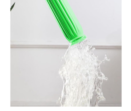 2-in-1 Self-Wringing Microfiber Mop | 360° Rotating Adjustable Handle | Wet & Dry Floor Cleaning for Home, Office, Bathroom & Outdoor (Rich Green)