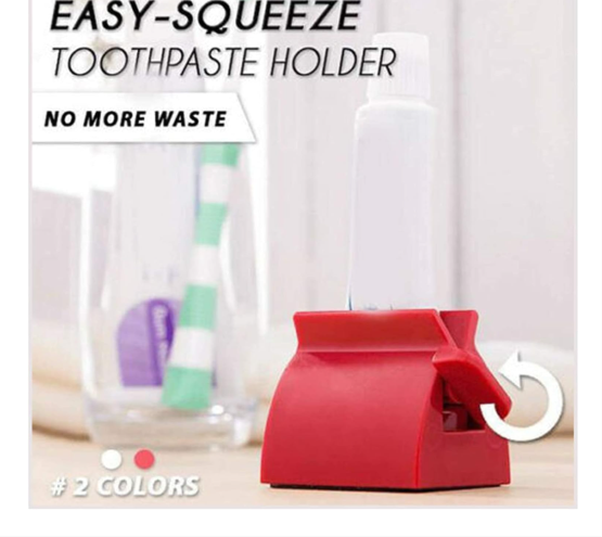 Roll-Up Toothpaste Tube Squeezer – Manual Toothpaste Dispenser & Tube Roller it effortlessly squeezes tubes from the bottom, minimizing waste while making dispensing easier and more efficient.