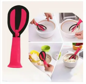 3 In 1 Egg Beater Sauce Mixer Kitchen Tools Rotatable Rice Spoon Multifunctional Spoon for Beating Eggs Washing Rice Cucharas