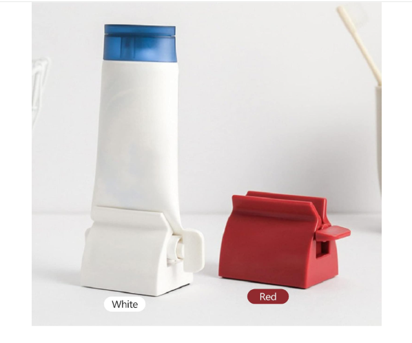 Roll-Up Toothpaste Tube Squeezer – Manual Toothpaste Dispenser & Tube Roller it effortlessly squeezes tubes from the bottom, minimizing waste while making dispensing easier and more efficient.