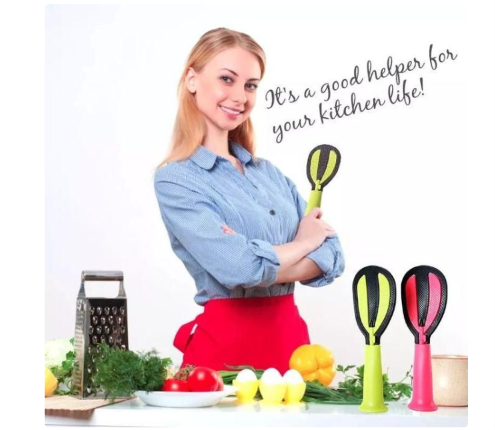 3 In 1 Egg Beater Sauce Mixer Kitchen Tools Rotatable Rice Spoon Multifunctional Spoon for Beating Eggs Washing Rice Cucharas