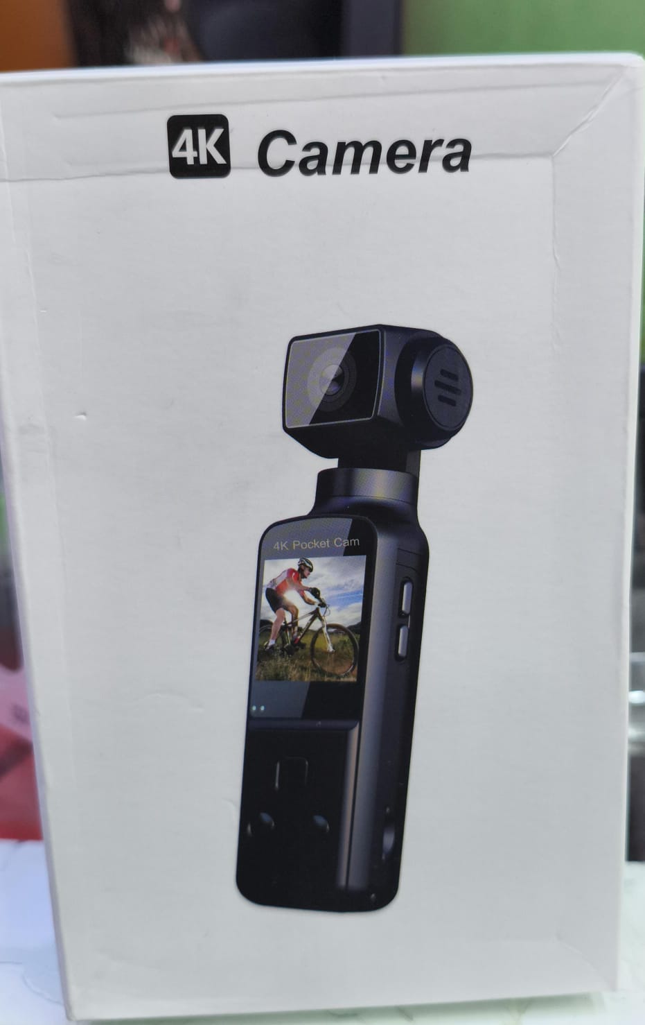 4K Pocket Action Camera Handheld Gimbal Stabilizer 75MP 330° Face Tracking 31 Filters 1.72" Ultra HD Touch Screen Vlog Recorder