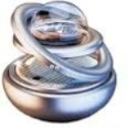 Rotating Car Air Freshener Solar Floating Planet Car Perfume Aroma Diffuser Car Interior Decorative Accessories Diffuser For Car Office Home
