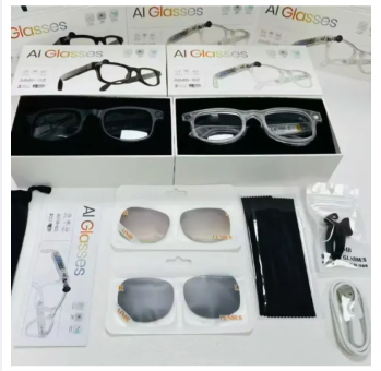 G2 Smart AI Glasses with WiFi Camera | Bluetooth Music & Calling | Photo & Video Recording | AI Translator & Image Recognition | Wearable Smart Sunglasses