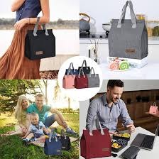 Reusable Insulated Leakproof Lunch Box Tote Bag, Cool Bags for Kids Girls Adults, Thermal Cooler Bag for Work School Picnic Travel