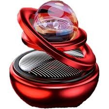 Rotating Car Air Freshener Solar Floating Planet Car Perfume Aroma Diffuser Car Interior Decorative Accessories Diffuser For Car Office Home