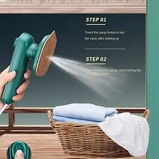 Electric Handheld Steam Iron, Portable Mini Travel Steam Iron for Clothes, Quick Heat Micro Steam Iron with Professional Sprayer Function for Home and Travel Use