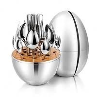 Egg Shell Cutter and Spoon Set Stainless Steel Egg Top Opener with Serving Spoon for Boiled Eggs Breakfast Dining Kitchen Accessories