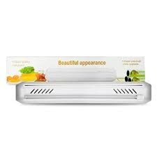 Foil & Cling Film Wrap Dispenser – Kitchen Food Wrap Storage and Cutting Holder with Built-In Cutter for Aluminium Foil, Plastic Wrap, Baking Paper and Food Packaging