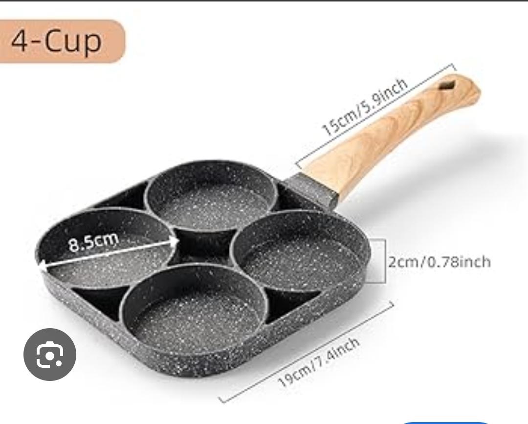 High quality heavy granite non stick 3 slot or 4 slot pan cake/egg pan egg and steak fry pan