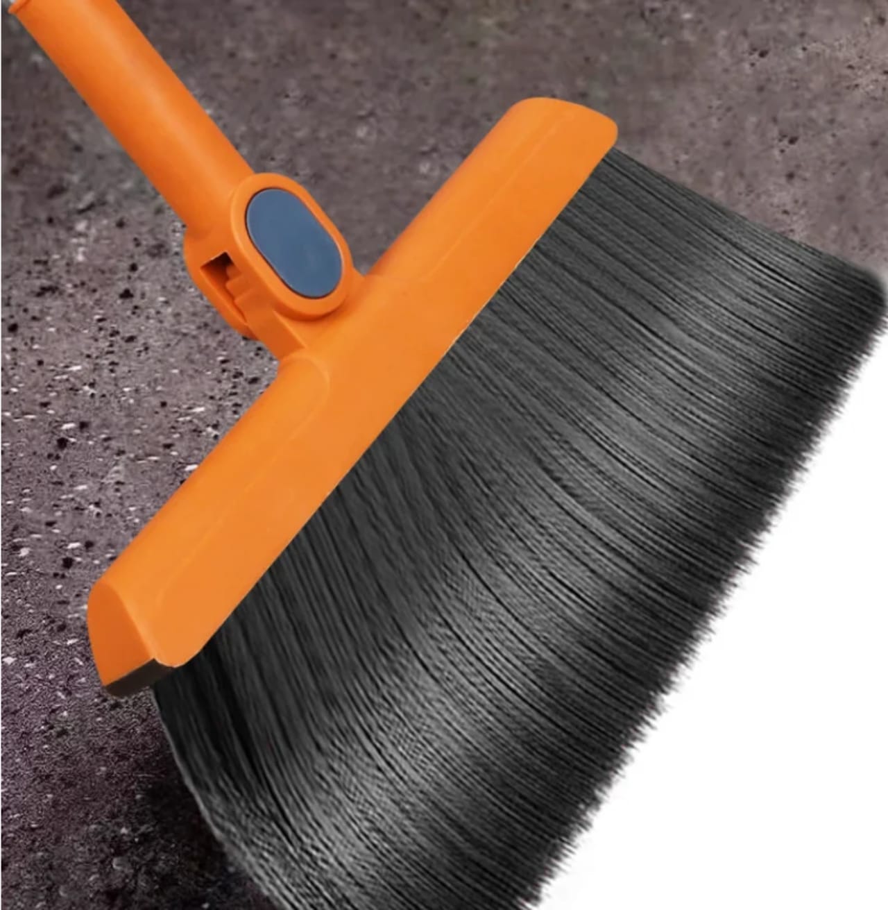 2 in 1 foldable & rotating broom & dustpan set convenient all in one cleaning set, keeps your floors neat and spotless, strong and durable design, lightweight and easy to use.