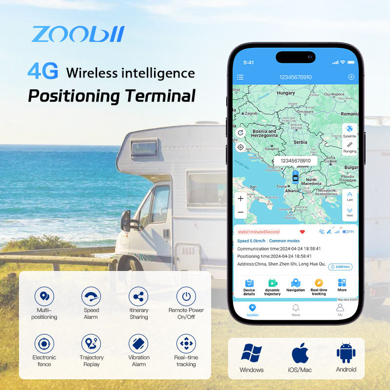 4G Mini GPS Tracker – Real-Time Vehicle & Asset Tracking Device – SIM Card Wireless GPS Locator – Anti-Theft Car, Motorcycle & Pet Tracker – Vibration Alarm – Remote Monitoring