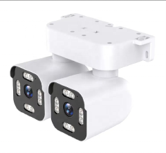 Dual Lens WiFi CCTV Camera 4MP HD Outdoor Security Camera – 355° PTZ Pan & 90° Tilt – AI Auto Tracking – Human Motion Detection – Color Night Vision – Two-Way Audio – Remote Viewing – Waterproof Surve