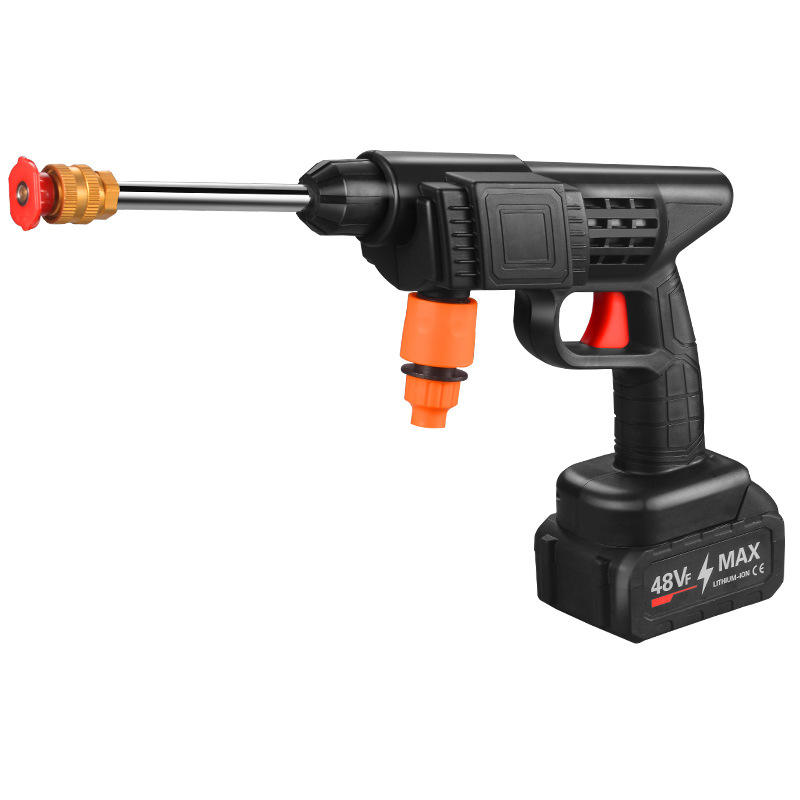 Wireless Car Wash Spray Gun Machine | Portable Lithium Battery High Pressure Washer | Cordless Electric Water Spray Cleaner for Car, Motorcycle, Home & Garden Cleaning | Rechargeable Pressure Washer .