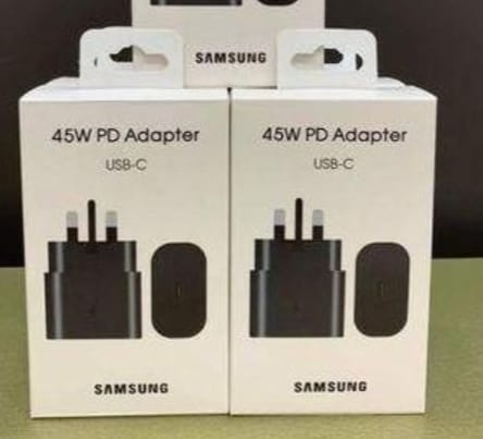 Samsung 45W PD Adapter + USB – USB-C Super Fast Charging Wall Charger