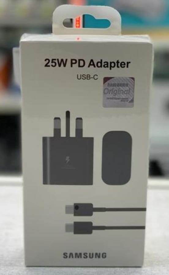 Samsung 25W PD Adapter – USB-C Super Fast Charging Wall Charger