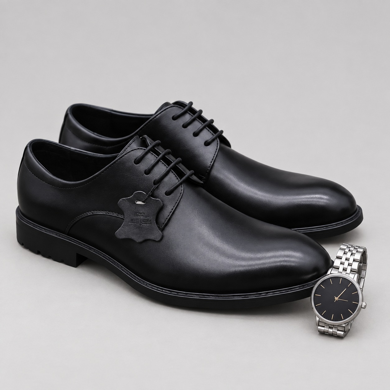 Pure leather Shoes High Quality Men Formal Business Shoes Official Shoes Shoes Style Leather Shoes Soft Driving Shoes Pea Shoes Casual Non-slip party Dress Breathable Shoes Men Dad G