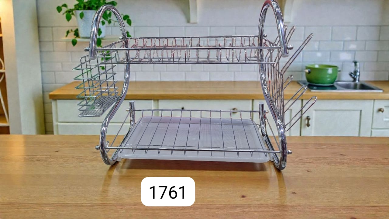 Smartlife 2-Tier Stainless Steel Dishrack 16" Stainless High Quality, Durable, Easy to clean