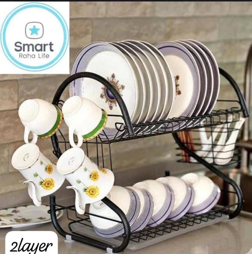 Smartlife 2-Tier Stainless Steel Dishrack 16" Stainless High Quality, Durable, Easy to clean