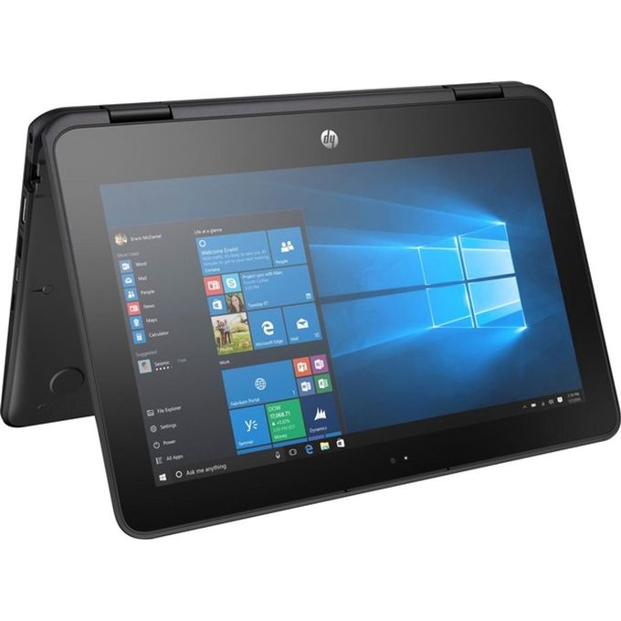 Refurbished HP ProBook X360 11 EE G6 Core i3 10th Gen 8GB RAM 256GB SSD 11.6 Inch Touchscreen 2 in 1 Convertible Windows 11 Pro MS Office HDMI Webcam Laptop + Bag