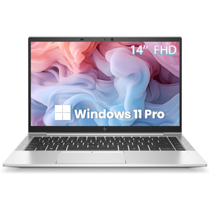 Refurbished HP EliteBook 840 G8 Core i5 11th Gen 16GB RAM 512GB SSD 14" Full HD Touchscreen 2.6GHz up to 4.4GHz Quad Core Processor Windows 11 Pro MS Office Webcam Ultra Slim Laptop + Free Bag