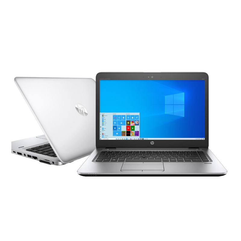 Refurbished HP EliteBook 840 G4 Core I5 8GB RAM 256GB SSD 7th Gen 14 Inches  2.5GHz up to 3.2GHz  Dual Core Processor Windows 10 Pro MS Office  Slim Laptop + Free Bag