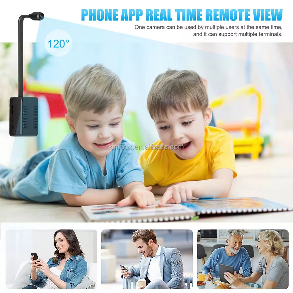 Ultra-HD Rechargeable Mini Spy Camera - Flexible Snake Cable Pinhole CCTV Security Cam with Smart Motion Detection, HD Night Vision, Wireless Cloud Storage & Easy Hidden Setup
