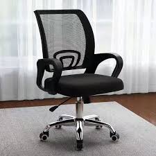 Orthopedic Secretarial Office Chair With Mesh Swivel Chair, Ergonomic High Back Office Chair with Lumbar Support, Breathable Mesh Computer Desk Chair for Home and Office Comfort, Adjustable Height Sea