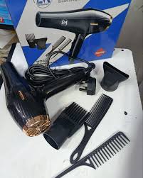 Electromate Blowdry 2200W – Powerful Fast-Drying Hair Dryer with High-Speed Motor, Heat Control Settings & Salon-Quality Blow Dry Styling for Home and Professional Use