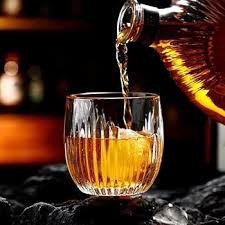 Short Ribbed Glasses Set Elegant Textured Drinking Glasses Durable Glass Cups for Water Juice Whiskey and Everyday Beverage Use Stylish Home Bar and Kitchen Drinkware Set