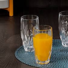 Twisted Water Glass Set of 6 – 300ml Elegant Spiral Design Drinking Glasses Durable Clear Glass Cups for Water Juice Soft Drinks Home Office and Everyday Use Stylish Modern Glassware Set