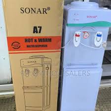 SONAR A7 Hot and Warm Water Dispenser, Electric Top Loading Water Cooler for Home & Office, Instant Heating Hot Water Machine with Normal Water Tap, Energy Efficient Countertop Design